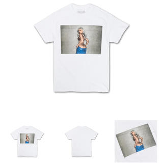 カイリーコスメティックス(Kylie Cosmetics)のthe Kylie shop CHEEKS TEE - WHITE(Tシャツ(半袖/袖なし))