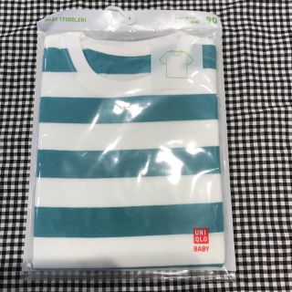 ユニクロ(UNIQLO)のユニクロベビー ボーダー半袖90(Tシャツ/カットソー)