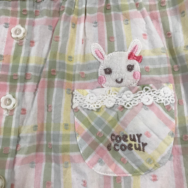 coeur a coeur(クーラクール)の専用⭐︎クーラクール ワンピース 95 キッズ/ベビー/マタニティのキッズ服女の子用(90cm~)(ワンピース)の商品写真