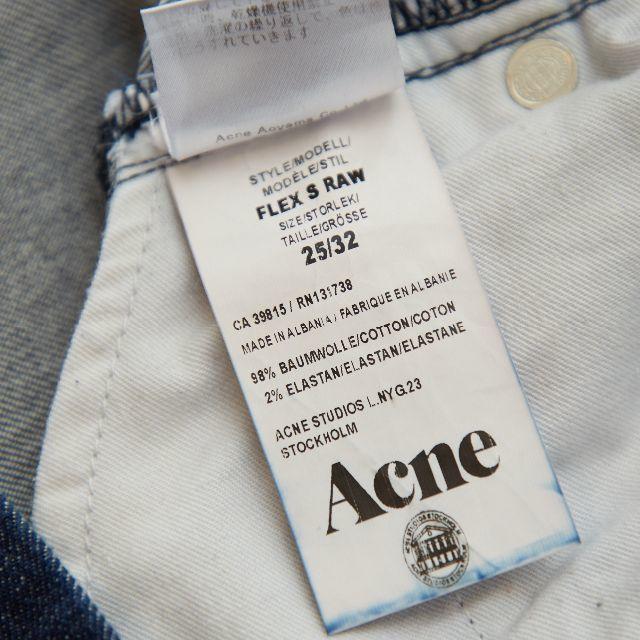 ACNE(アクネ)のAcne Studios スキニーデニムパンツ アクネ FLEX S RAW レディースのパンツ(デニム/ジーンズ)の商品写真