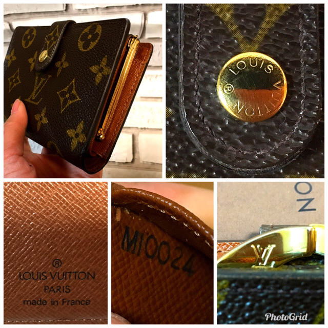 LOUIS VUITTON(ルイヴィトン)の綺麗!! ルイヴィトン LOUIS VUITTON がま口 折財布 レディースのファッション小物(財布)の商品写真