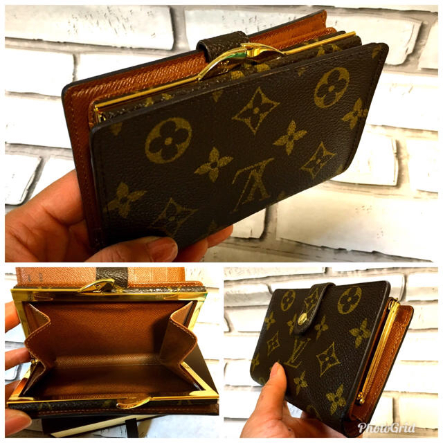 LOUIS VUITTON(ルイヴィトン)の綺麗!! ルイヴィトン LOUIS VUITTON がま口 折財布 レディースのファッション小物(財布)の商品写真