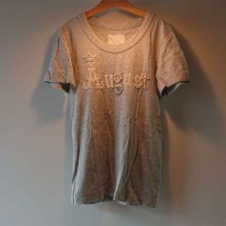 エィス(A)のエィス A レディース　Tシャツ グレー　アイスグレー(Tシャツ(半袖/袖なし))