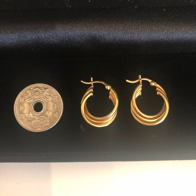 18K     ピアス    新品レディース