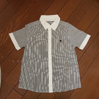 コムサデモード(COMME CA DU MODE)のコムサエンジェル120センチ☆ストライプシャツ(Tシャツ/カットソー)