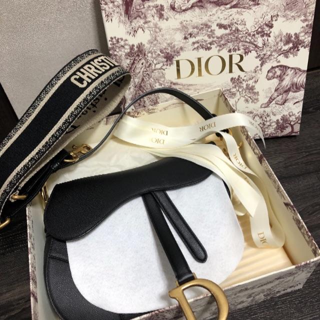 新品 正規品 Dior ディオール サドルバック　ストラップ付き