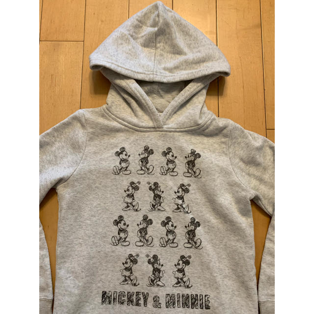 Disney(ディズニー)のミッキー＆ミニー💖パーカー【140】 キッズ/ベビー/マタニティのキッズ服女の子用(90cm~)(ジャケット/上着)の商品写真