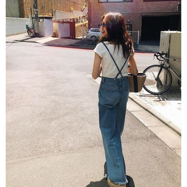 MOUSSY 完売品 STRAP WIDE DENIM ストラップワイドデニム 1