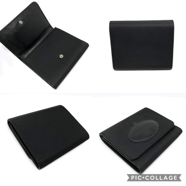 PRADA(プラダ)のプラダ 折財布 ブラック  レディースのファッション小物(財布)の商品写真