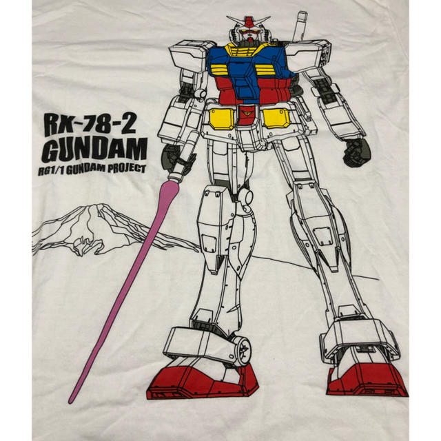 BANDAI(バンダイ)の[美品]RX-78-2ガンダム Tシャツ Lサイズ メンズのトップス(Tシャツ/カットソー(半袖/袖なし))の商品写真