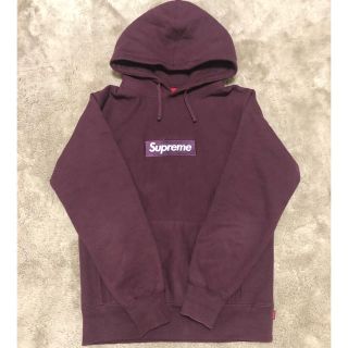 シュプリーム(Supreme)のsupreme box logo pullover バーガンディー(パーカー)