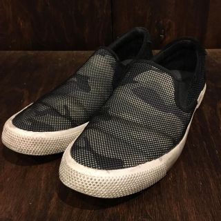 ザラ(ZARA)のZARA ザラ スニーカー スリッポン カモフラ柄 26cm 靴(スニーカー)