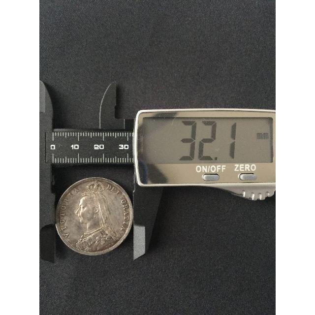 【希少トーン】1887 イギリス ビクトリア ハーフクラウン 銀貨! エンタメ/ホビーの美術品/アンティーク(貨幣)の商品写真