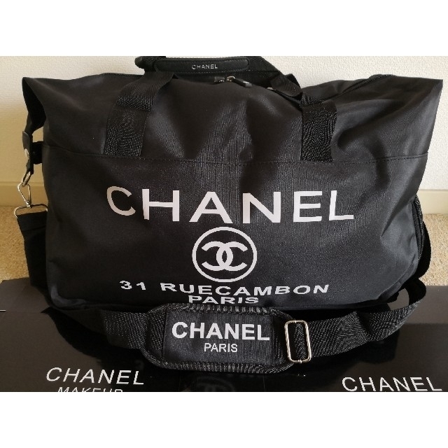 CHANEL - シャネルノベルティ ボストン 海外発送の通販 by mseco｜シャネルならラクマ