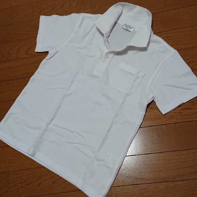 ちくわ様専用！！ポロシャツ*半袖*140cm*白*ホワイト キッズ/ベビー/マタニティのキッズ服男の子用(90cm~)(Tシャツ/カットソー)の商品写真