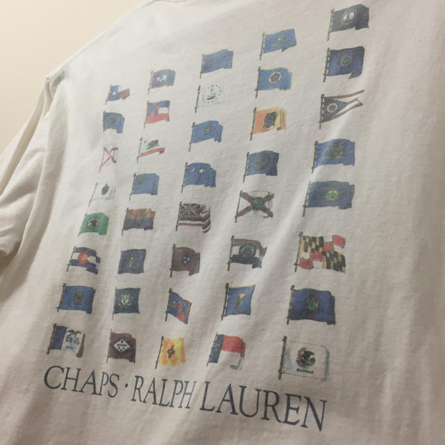 Ralph Lauren(ラルフローレン)のCHAPS ラルフローレン コラボ？Tシャツ 90年代 国旗柄 メンズのトップス(Tシャツ/カットソー(半袖/袖なし))の商品写真