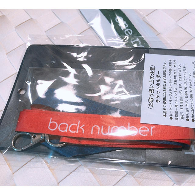 BACK NUMBER(バックナンバー)の【OFFICIAL ファンクラブグッズ】2点セット/2019/新品未使用未開封 エンタメ/ホビーのタレントグッズ(ミュージシャン)の商品写真