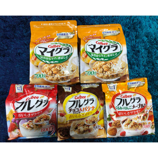 カルビー(カルビー)の【未開封】フルグラ&マイグラ 大人気まとめて＼(^^)／ 食品/飲料/酒の食品(菓子/デザート)の商品写真