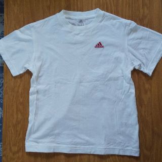 アディダス(adidas)のアディダス白Tシャツ☆140(Tシャツ/カットソー)