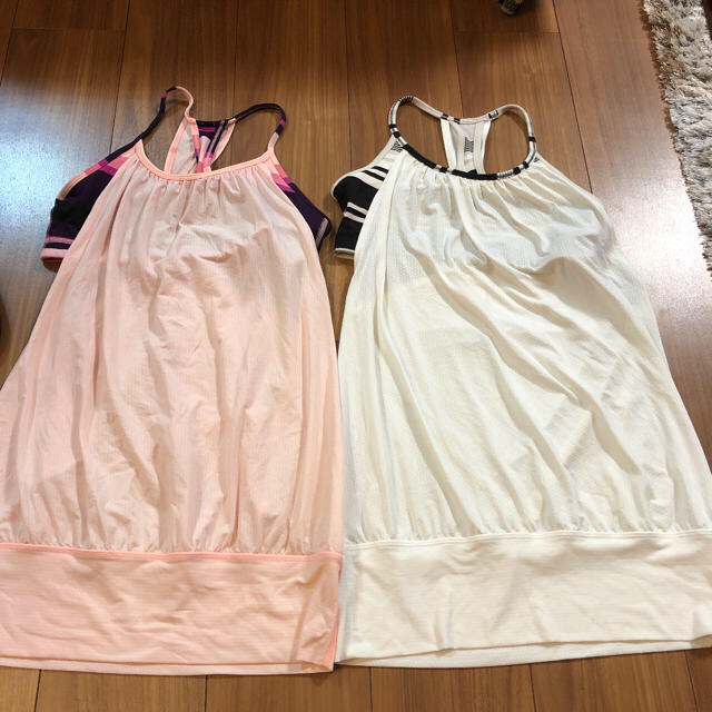 ルルレモン 2点セットNo Limits Tank ブラ付タンク4 ショップ袋付