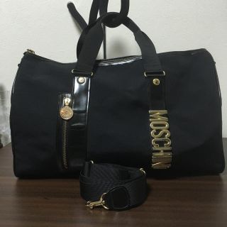 MOSCHINO   モスキーノ ボストンバッグ 旅行バッグの通販 by peach