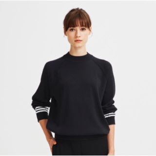 バーニーズニューヨーク(BARNEYS NEW YORK)の要コメント！ボーダーズアットバルコニー RAYON KNIT SWEATER (ニット/セーター)