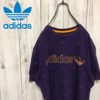 アディダス(adidas)の【希少】90s アディダスオリジナルス ロゴ総柄&ロゴプリントTシャツ(Tシャツ/カットソー(半袖/袖なし))