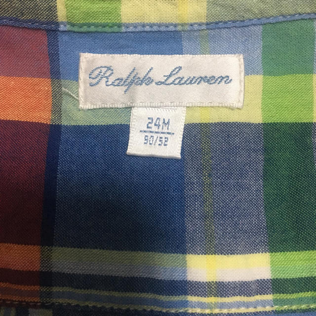 Ralph Lauren(ラルフローレン)のaki様専用♡ラルフローレン☆チェックシャツ キッズ/ベビー/マタニティのキッズ服男の子用(90cm~)(Tシャツ/カットソー)の商品写真