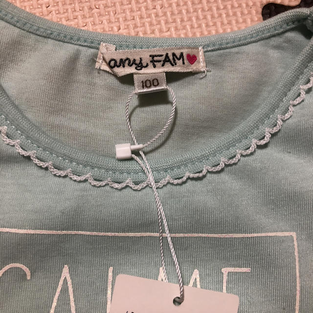 anyFAM(エニィファム)のTシャツ 100 キッズ/ベビー/マタニティのキッズ服女の子用(90cm~)(Tシャツ/カットソー)の商品写真
