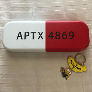 ショウガクカン(小学館)の名探偵コナン USJ APTX4869カプセル缶 筆箱(ペンケース/筆箱)