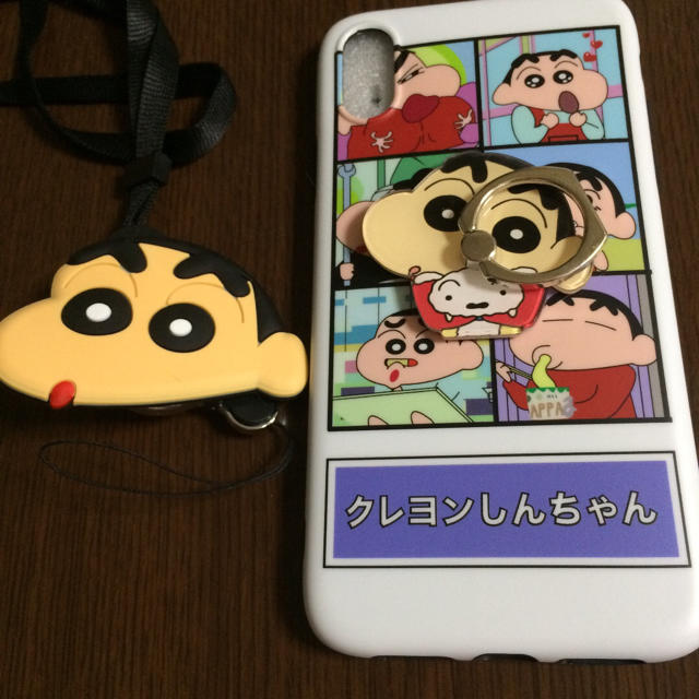 iPhone XRケース スマホリング ストラップ付きの通販 by m's shop｜ラクマ