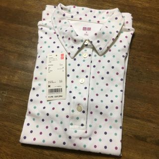 ユニクロ(UNIQLO)のユニクロ ストレッチカノコ プリントポロシャツ(ポロシャツ)