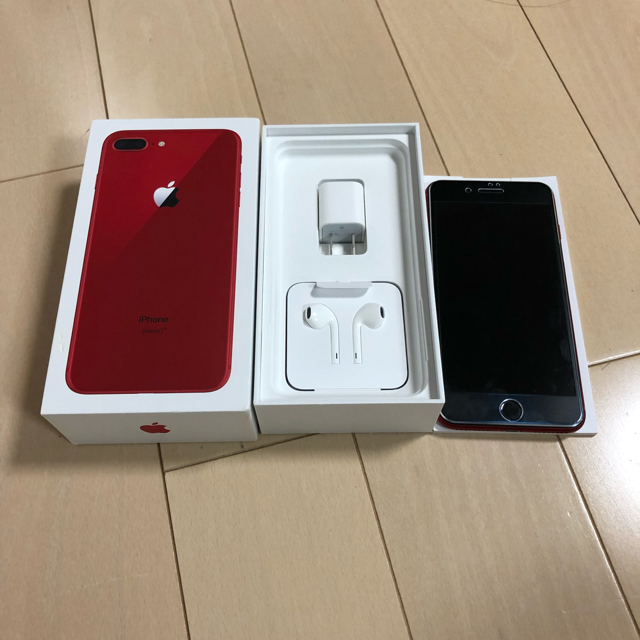 iPhone - iPhone 8 Plus レッド色(64GB)SIMフリー