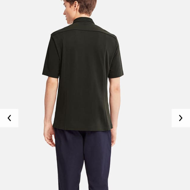 UNIQLO(ユニクロ)のユニクロ トーマスマイヤー  エアリズムフルオープンポロシャツ Ｓ 白 新品 メンズのトップス(シャツ)の商品写真