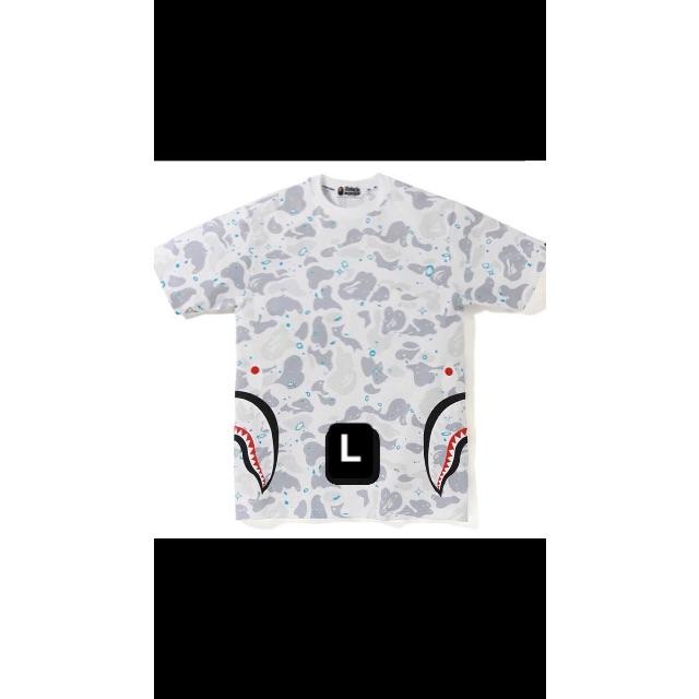 Tシャツ/カットソー(半袖/袖なし) A BATHING APE - Bape Camo Shark Double Side Tee