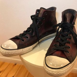 コンバース(CONVERSE)のコンバース レザー 27.5cm 3回未満使用の美品です。(スニーカー)