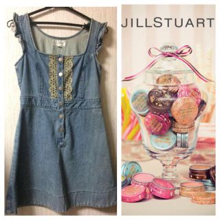 ジルスチュアート(JILLSTUART)のジルスチュアート★デニムワンピ★値下げ(ミニワンピース)