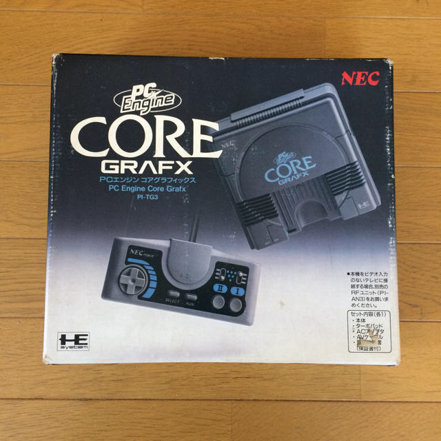 PCエンジン CORE GRAFX PI-TG3 PC原人 ソフト付-