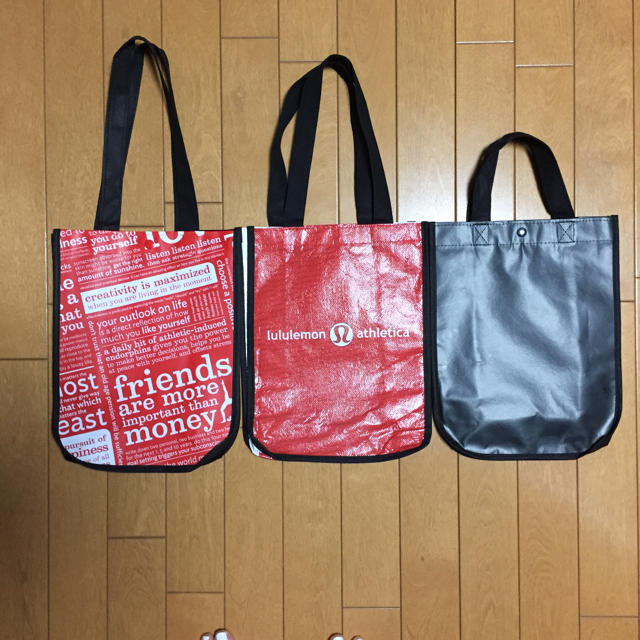 lululemon(ルルレモン)のお値下げ ルルレモン lululemon ショップ袋 ショップバッグ レディースのバッグ(ショップ袋)の商品写真