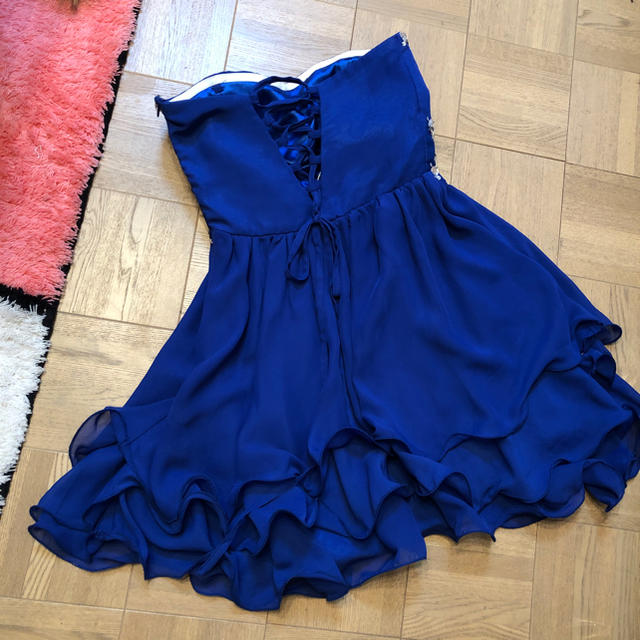 JEWELS(ジュエルズ)のジュエルズのブルーのドレス パーティードレス キャバドレス レディースのフォーマル/ドレス(ミニドレス)の商品写真