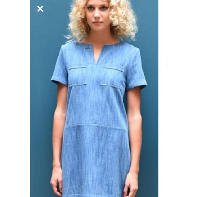 A.P.C(アーペーセー)のA.P.C denim onepiece. レディースのワンピース(ひざ丈ワンピース)の商品写真