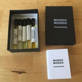 デプト(DEPT)の国内未販売 mondomondo フレグランスサンプル セット(香水(女性用))