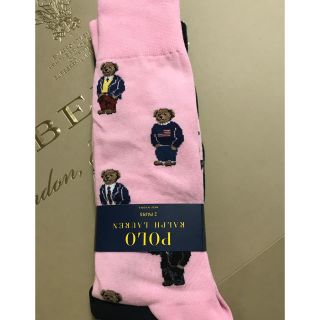 ポロラルフローレン(POLO RALPH LAUREN)のポロベア  ソックス  ピンク(ソックス)