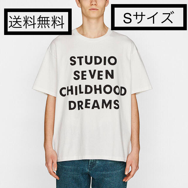 GU(ジーユー)のヘビーウェイトビッグT(半袖)GU×STUDIO SEVEN 新品 ホワイト S メンズのトップス(Tシャツ/カットソー(半袖/袖なし))の商品写真