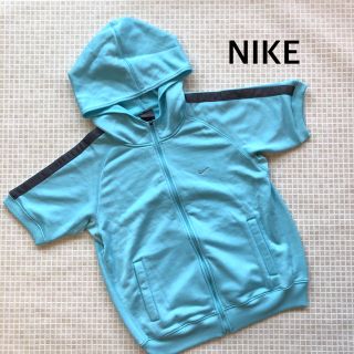 ナイキ(NIKE)のパーカー ナイキ DRI FIT フード付半袖パーカー ジャージ(ウェア)