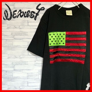 ネクサスセブン(NEXUSVII)の奇抜 NexusVII ネクサス7 星条旗 Tシャツ DAVID HAMMONS(Tシャツ/カットソー(半袖/袖なし))