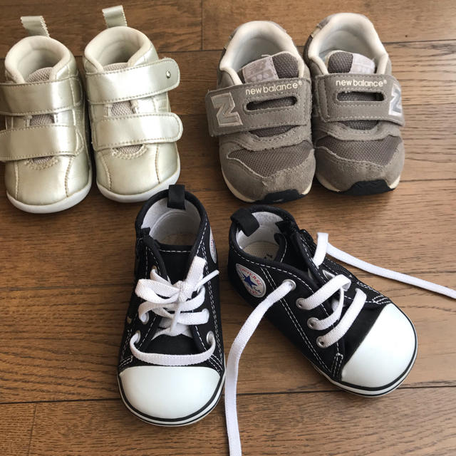 CONVERSE(コンバース)の幼児靴 コンバース12cm ASICS 12.5cm ニューバランス13.5cm キッズ/ベビー/マタニティのベビー靴/シューズ(~14cm)(スニーカー)の商品写真