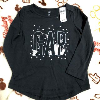 ベビーギャップ(babyGAP)のふじ様専用 新品 babyGAP 女の子 長袖 トップス ロンＴ 100cm 黒(Tシャツ/カットソー)