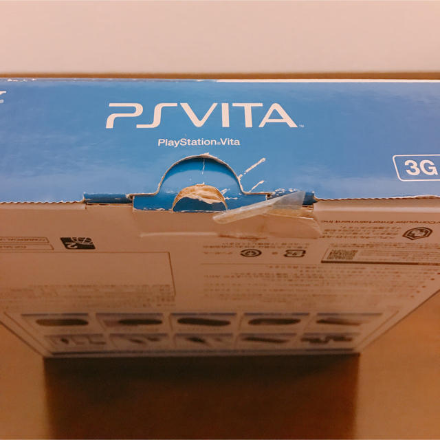 PlayStation Vita(プレイステーションヴィータ)のPlayStation®Vita クリスタル・ブラック エンタメ/ホビーのゲームソフト/ゲーム機本体(携帯用ゲーム機本体)の商品写真