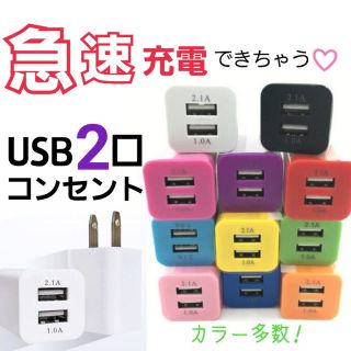 USB2口コンセント(バッテリー/充電器)